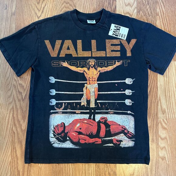 New Vale Valley Forever Boxing Ring Jesus Tee Size Large Brand New SHIPS ASAP - Picture 1 of 3